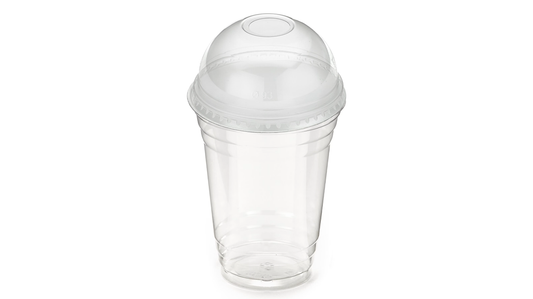 12oz Clear rPET Cold Cup with Domed Lid
