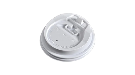 White Sip-Thru Lids for 12/16/20oz Paper Cups