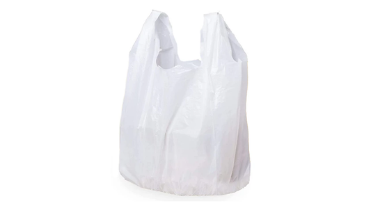 White Carriers Bag 11×17×21
